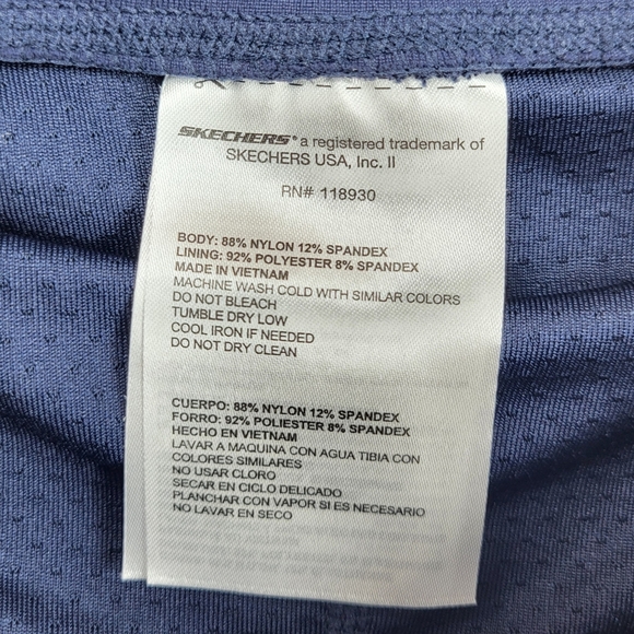 Skechers Los Angeles Navy Blue SKORT Womens Size S Pull-on Skirt with Shorts - Picture 7 of 12